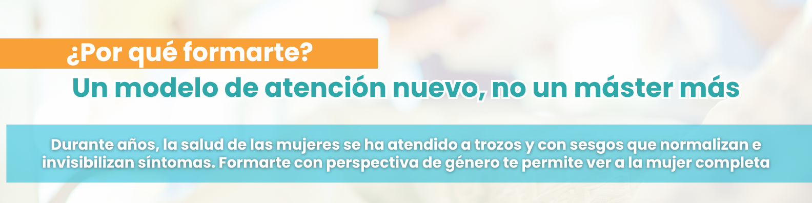 ¿Por qué formarte en salud de la mujer